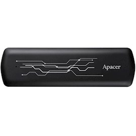 გარე მყარი დისკი Apacer AP512GAS722B-1, 512GB, External HDD, USB-C, Black